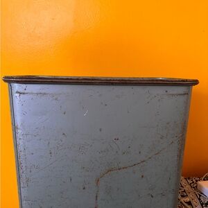 Vintage industrial Metal Bin